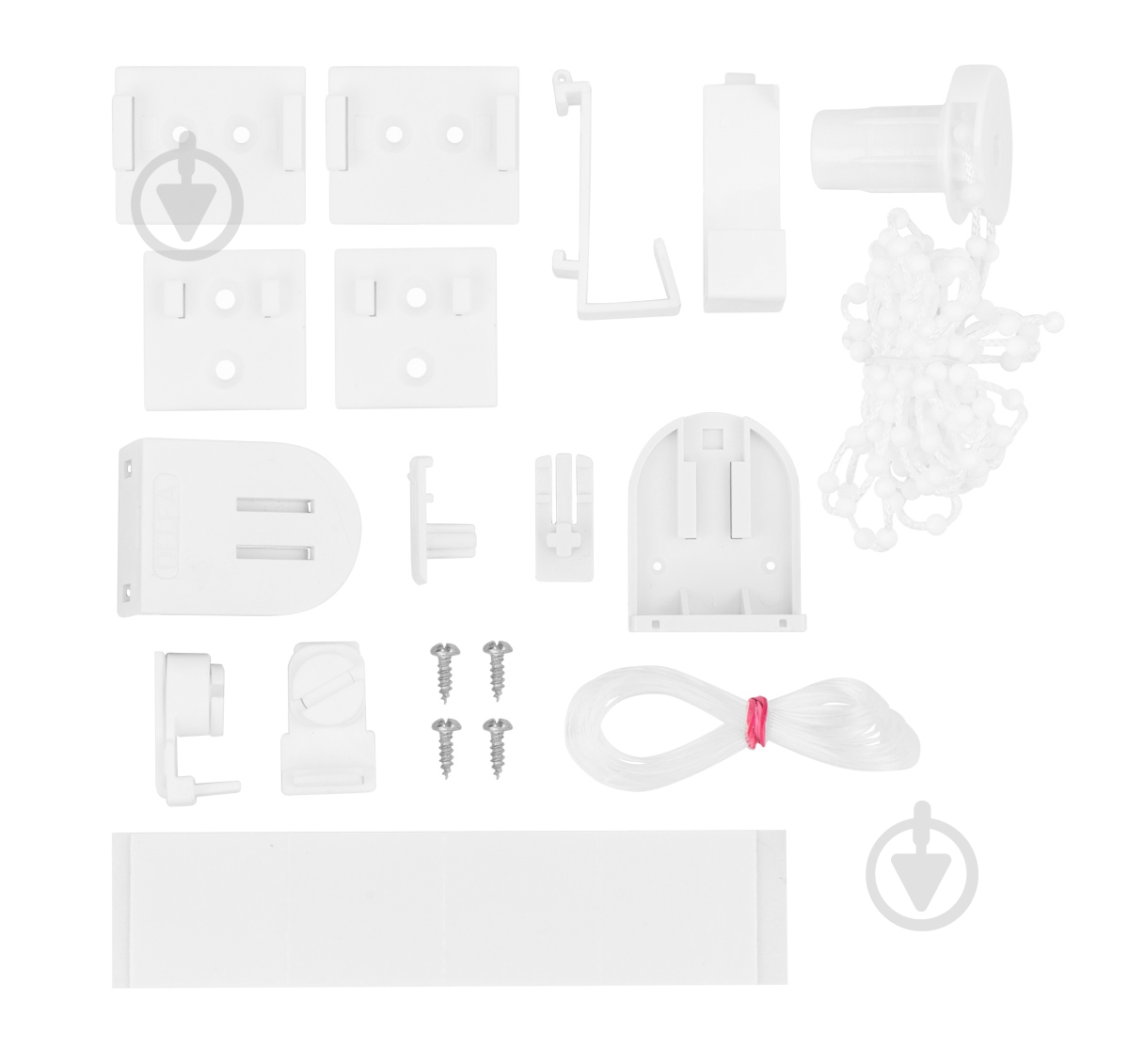 Ролета мини Delfa Лен 43x160 см шампань - фото 5