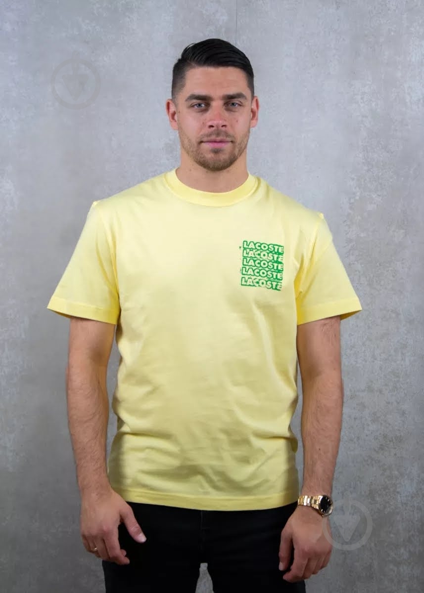 Футболка Lacoste TH0288-GZI р.р.6 жовтий - фото 4