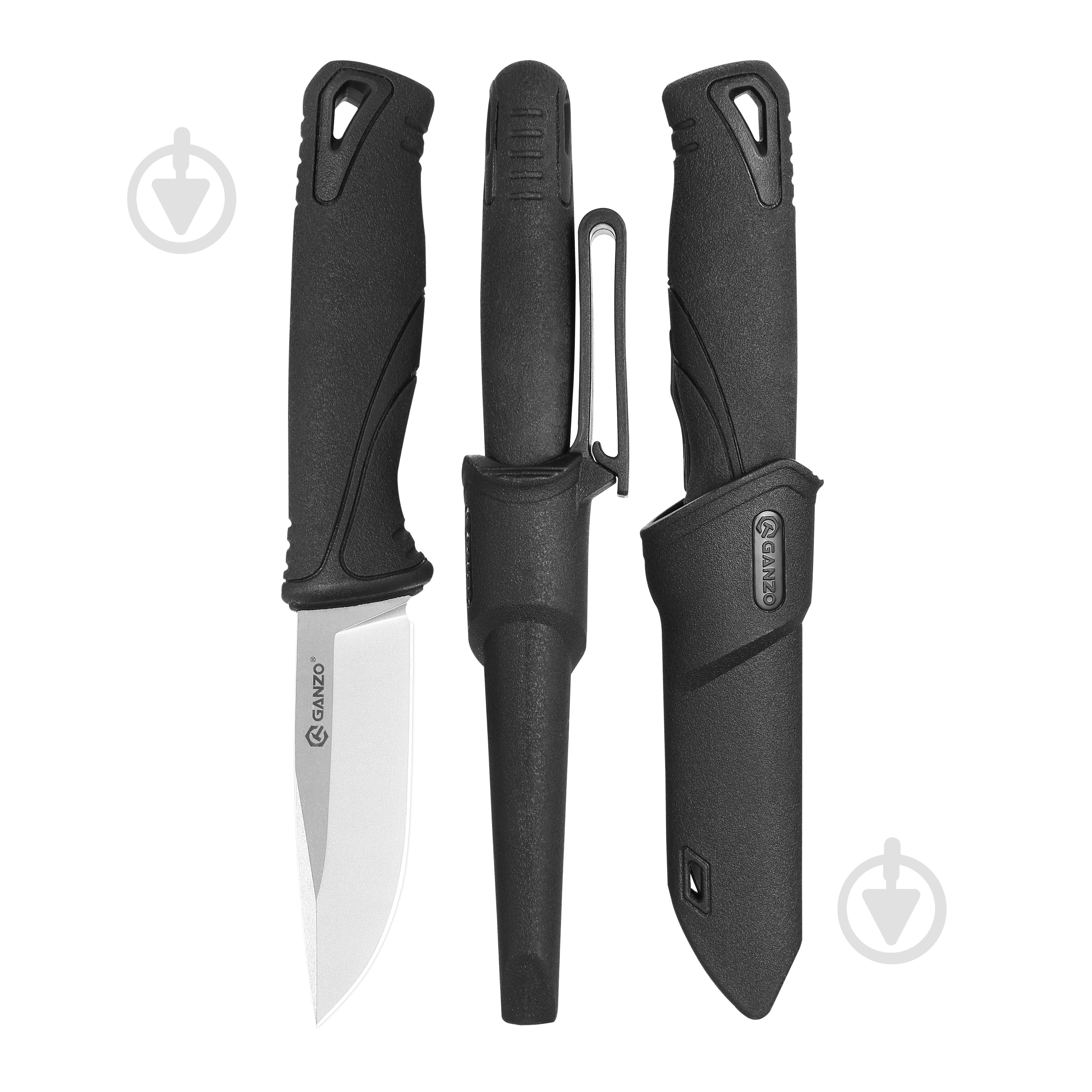 Нож Ganzo фиксированный с ножнами G807-BK - фото 3