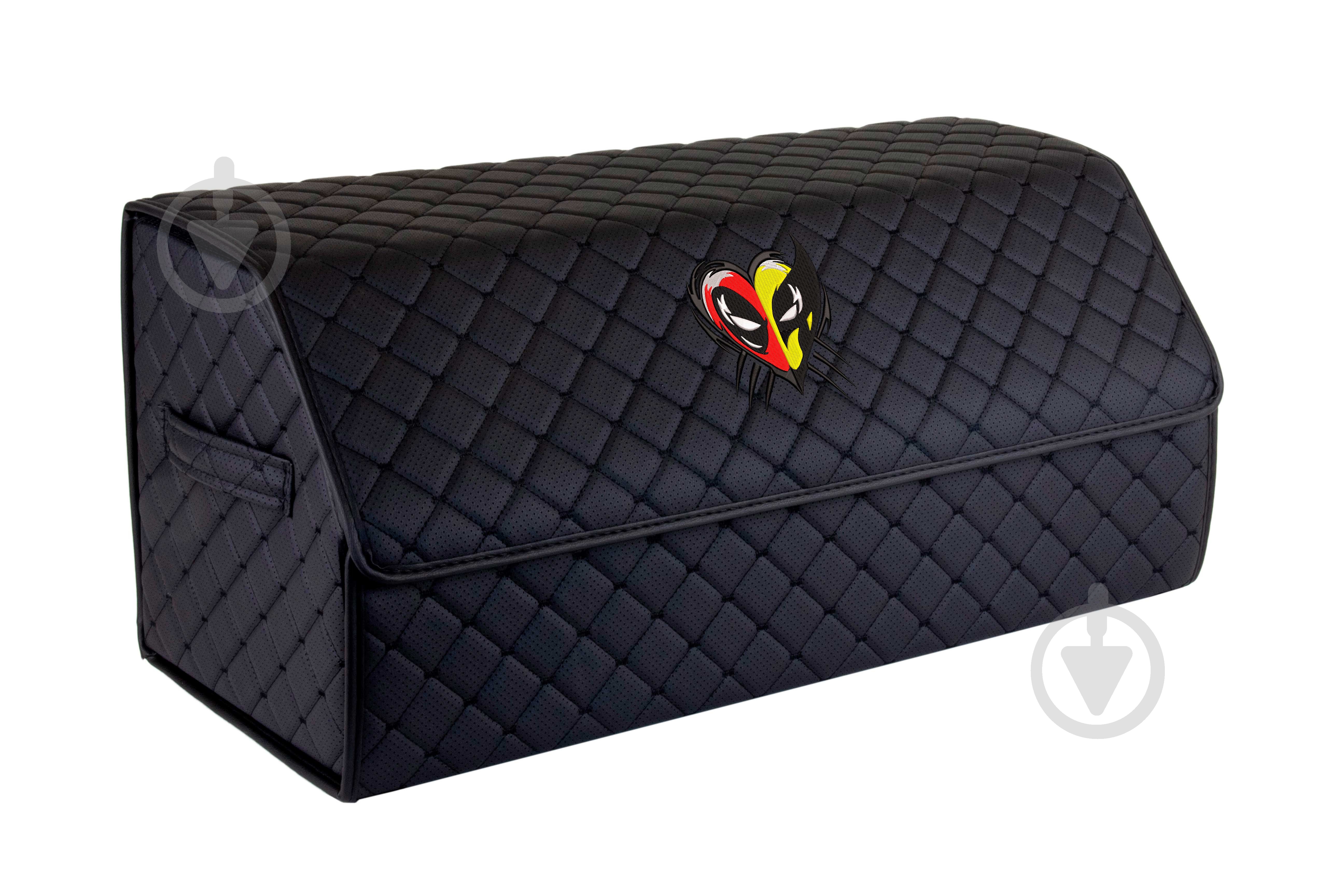 Сумка автомобільна ECO L 30x30x65 см Deadpool & Wolverine EVAtech чорний - фото 1