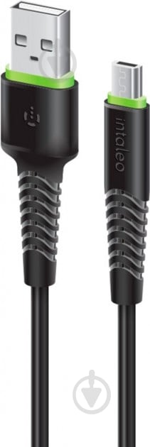 Кабель Intaleo USB – microUSB 0,2 м черный - фото 1 Кабель Intaleo USB – microUSB 0,2 м черный - фото 1