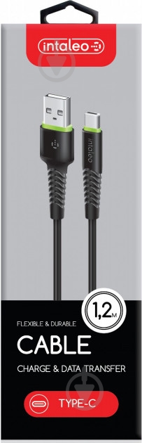 Кабель Intaleo USB Type-C – USB 1,2 м черный - фото 5 Кабель Intaleo USB Type-C – USB 1,2 м черный - фото 5