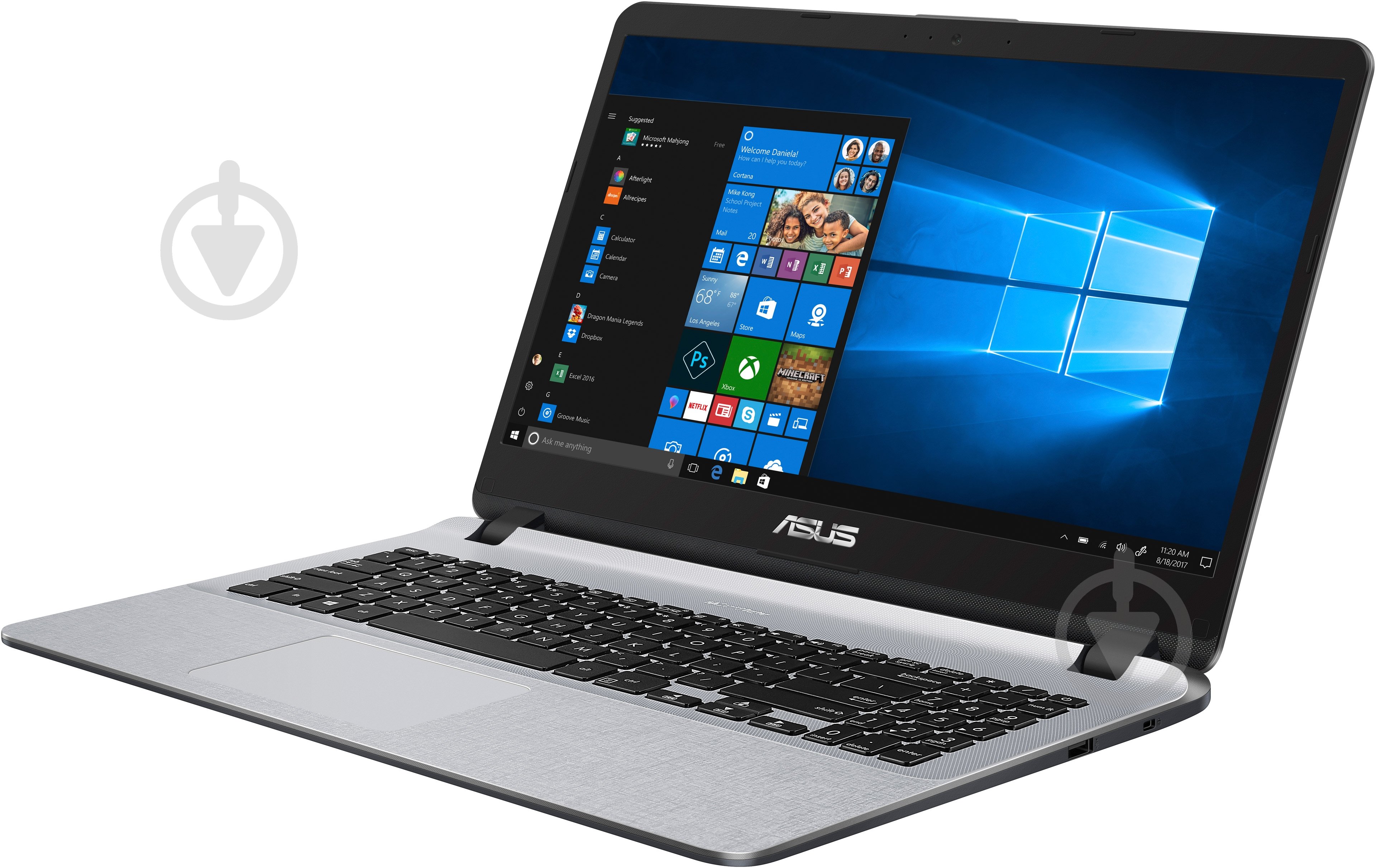 Ноутбук Asus X507UB-EJ043 15,6" (90NB0HN1-M00520) grey - фото 5 Ноутбук Asus X507UB-EJ043 15,6" (90NB0HN1-M00520) grey - фото 5