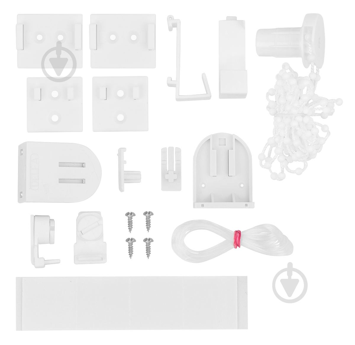 Ролета мини Delfa Жаккард Прима 52x170 см кремовая - фото 3