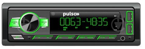 Автомагнитола PULSO RGB, USB, FM, RCA, LCD (P110511) - фото 1