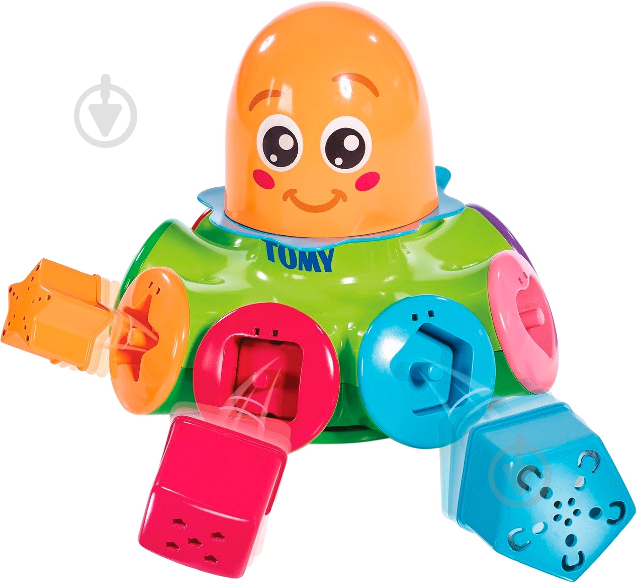 Сортер-юла Tomy Веселый осьминог T72423 - фото 1 Сортер-юла Tomy Веселый осьминог T72423 - фото 1