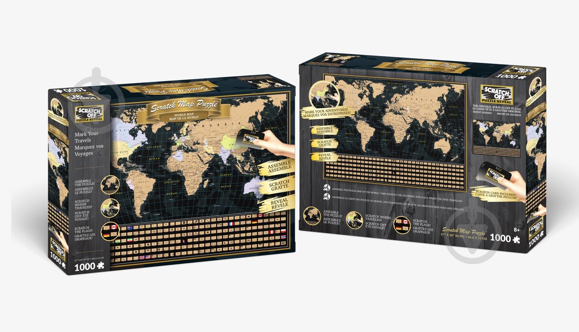 3D-пазл PRIME 3D 62010 Карта мира 1000 деталей - фото 6 3D-пазл PRIME 3D 62010 Карта мира 1000 деталей - фото 6