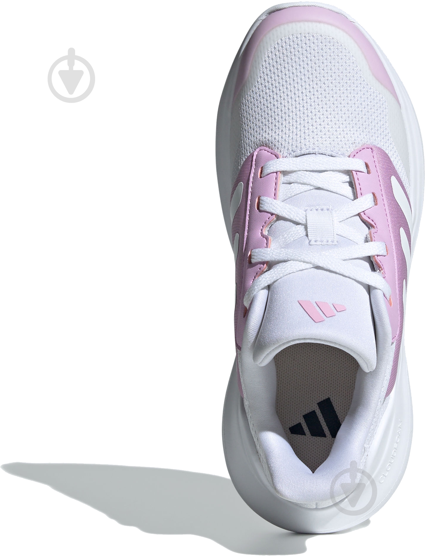 Кроссовки для девочек Adidas TENSAUR RUN 3.0 J IE3547 р.37 1/3 белые с розовым - фото 7