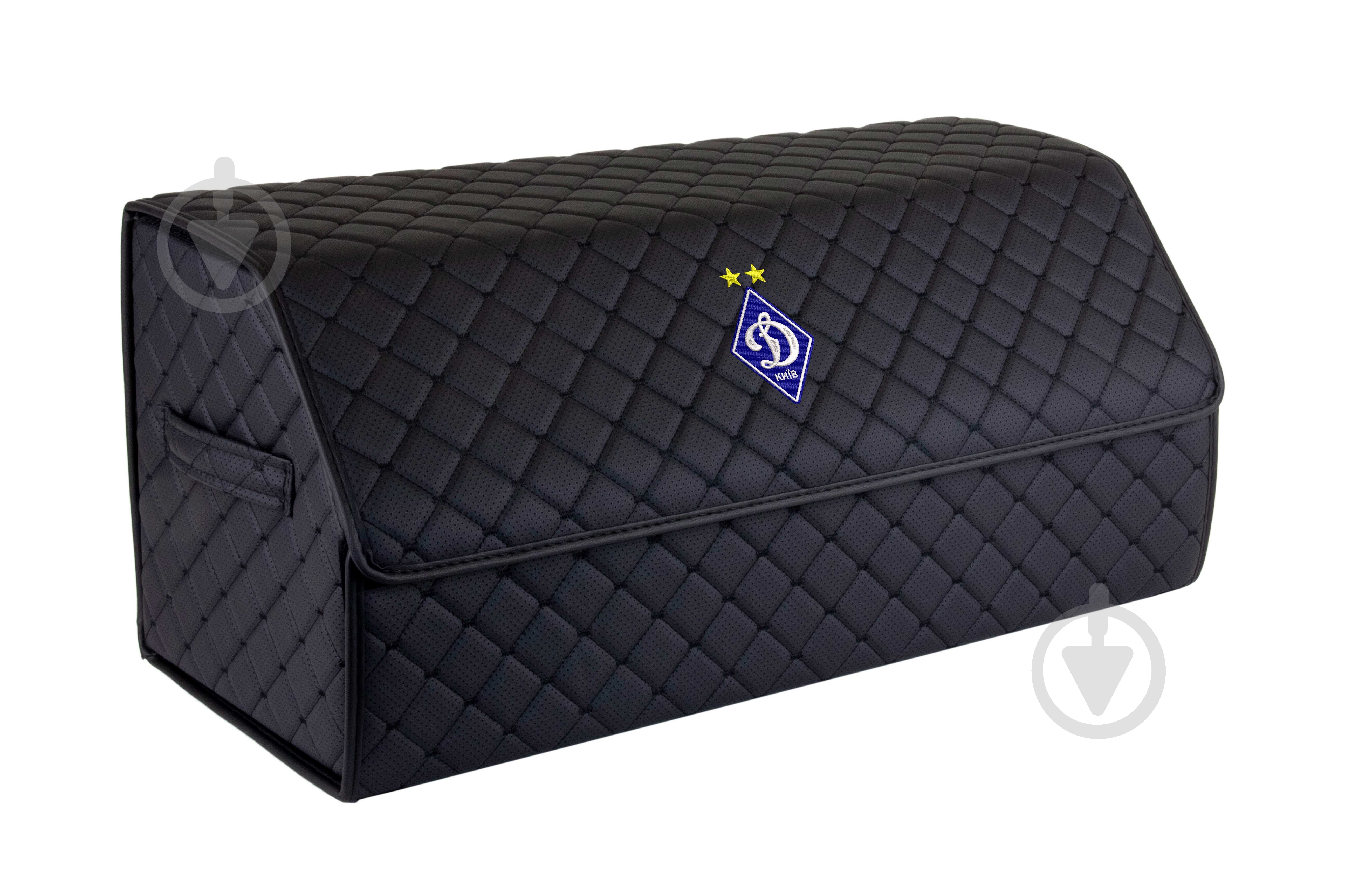 Сумка автомобильная ECO L 30x30x65 см Динамо Киев EVAtech черный - фото 1