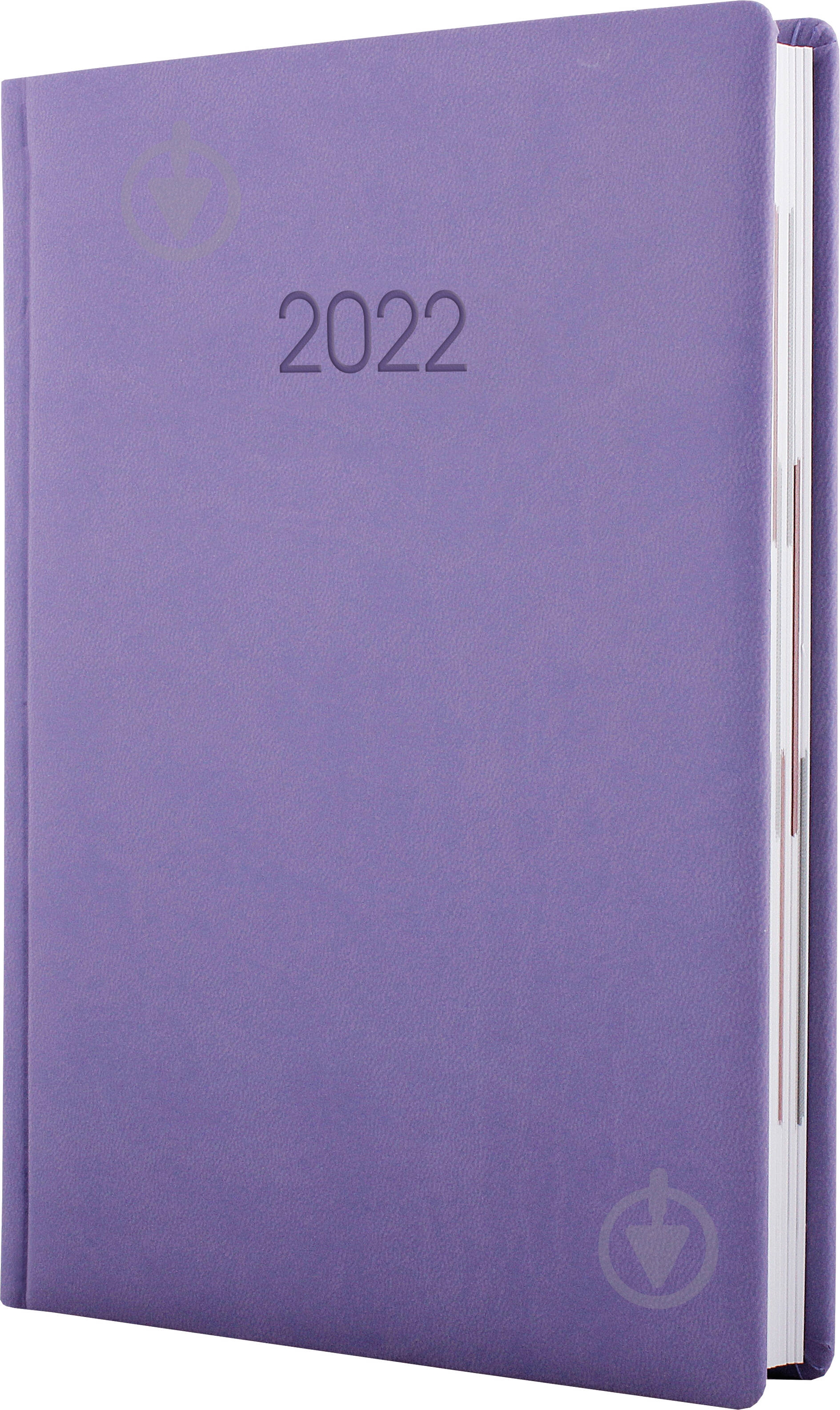 Дневник датированный сиреневый линия Optima Vivella A6 2022 E21892 - фото 1