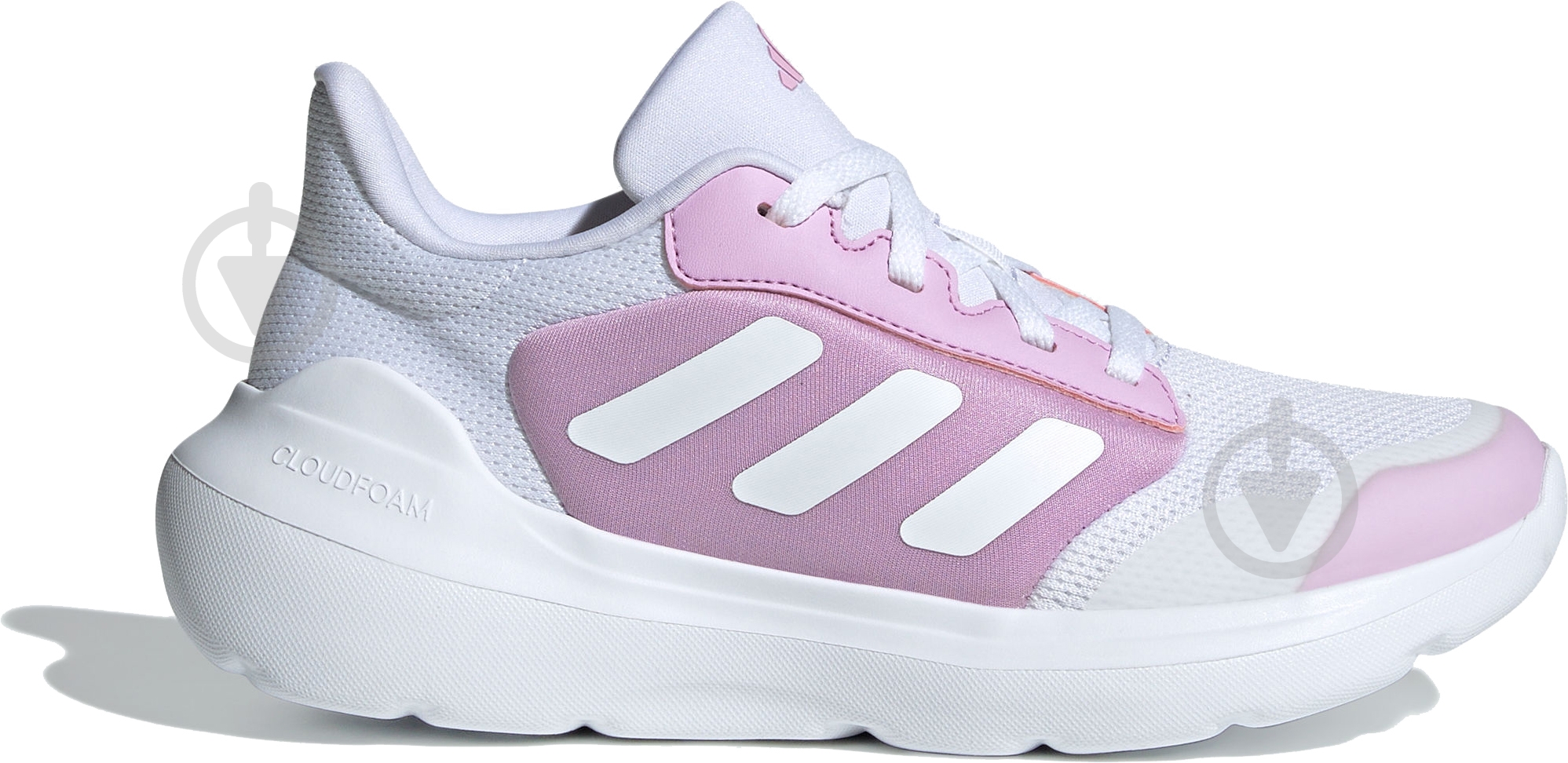 Кроссовки для девочек Adidas TENSAUR RUN 3.0 J IE3547 р.39 1/3 белые с розовым - фото 1