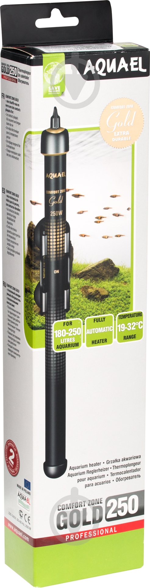 Обогреватель AQUAEL Comfort Zone Gold 250W - фото 4