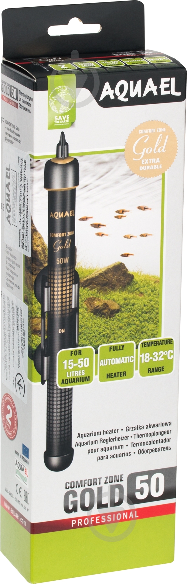 Обігрівач AQUAEL Comfort Zone Gold 50W - фото 4
