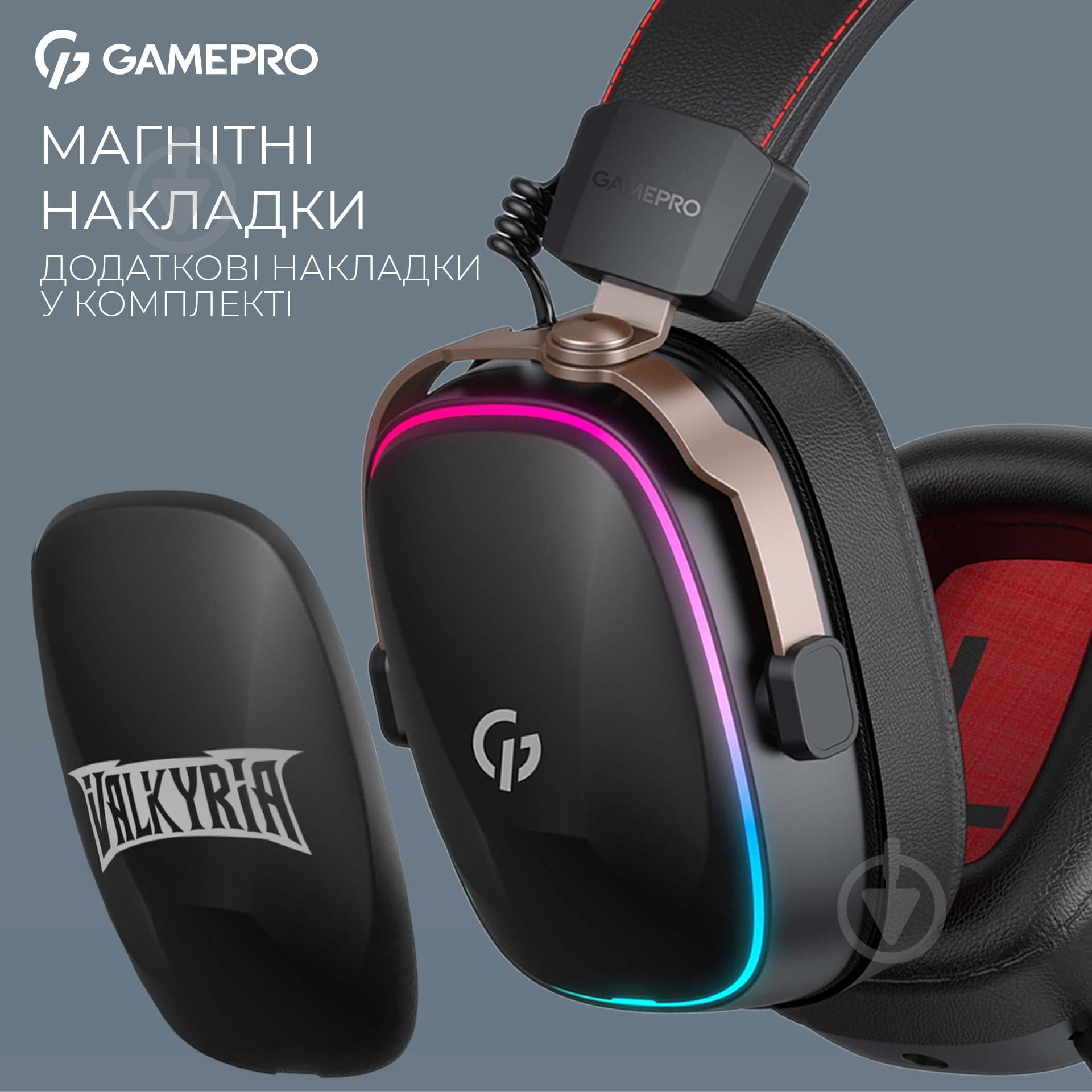 Гарнитура игровая GamePro HSW249B black (HSW249B) - фото 6