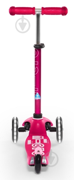 Самокат Micro детский Minideluxe LED розовый MMD075 - фото 4