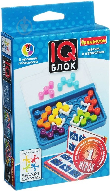 Игра настольная Smart games IQ Блок SG 466 UKR - фото 1