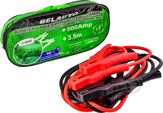 Старт-кабель Белавто BP50 500 A 3,5 м - фото 2 Старт-кабель Белавто BP50 500 A 3,5 м - фото 2