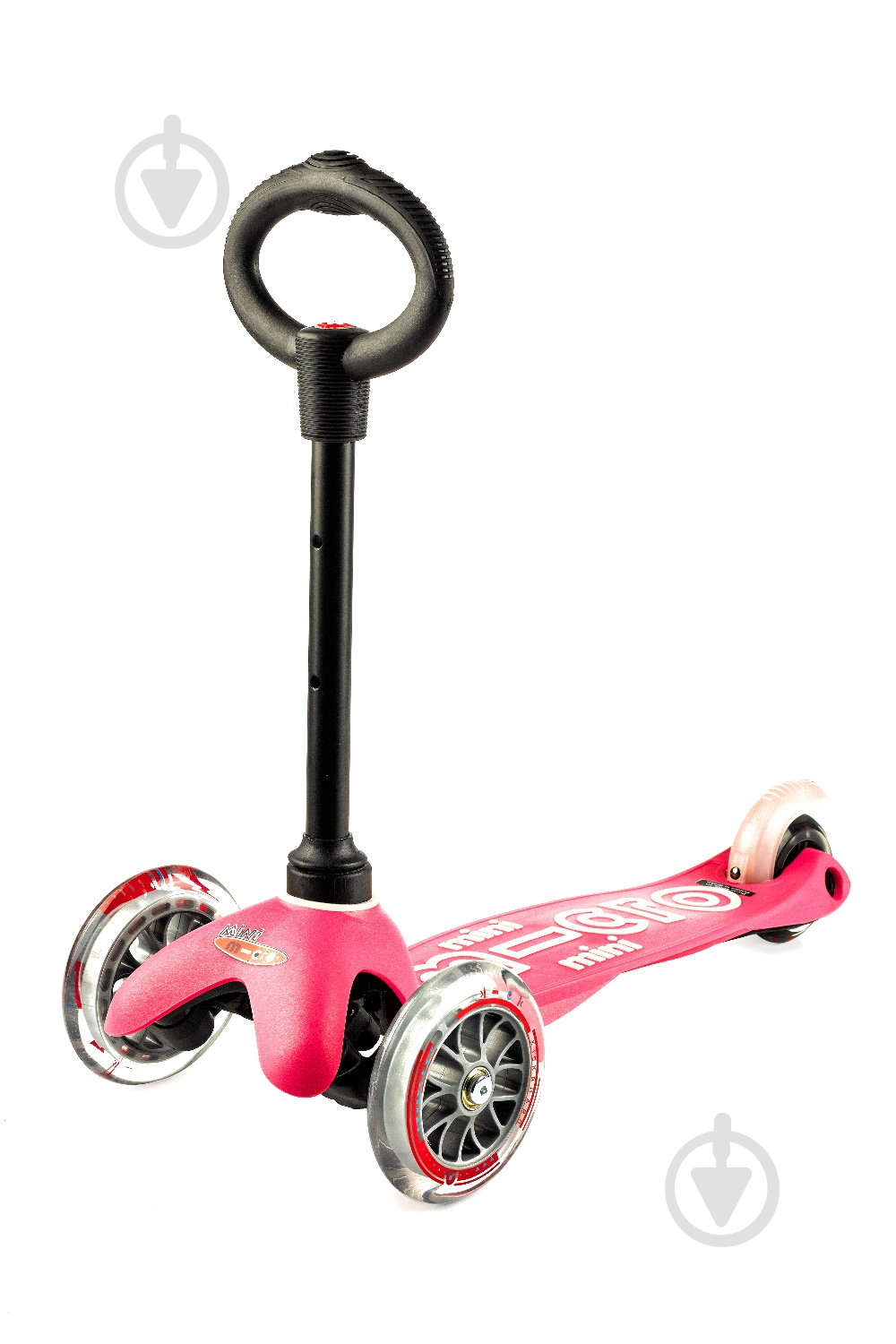 Самокат Micro MiniDeluxe 3 в 1 розовый MMD009 - фото 3
