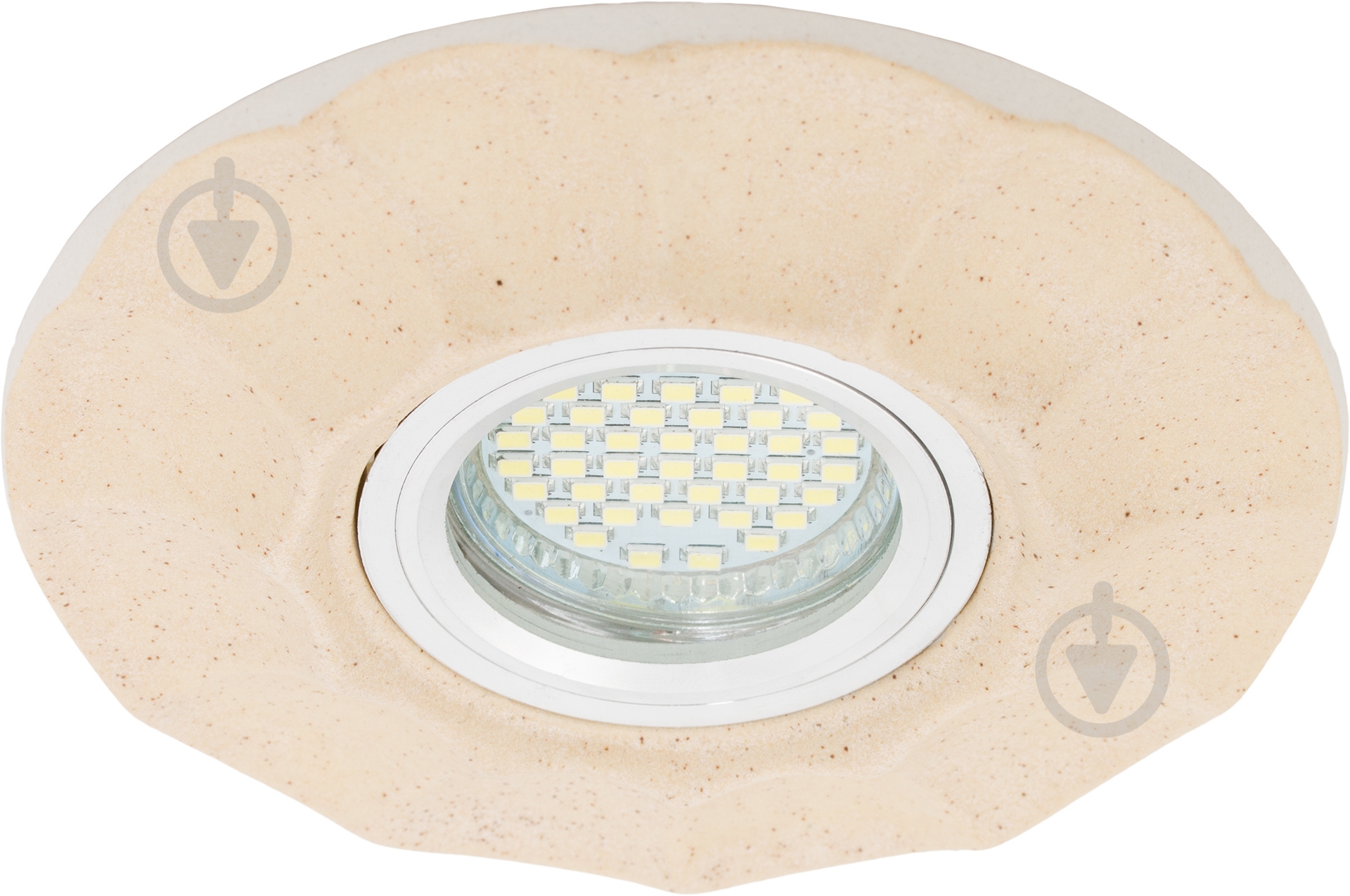 Светильник точечный Romanof Ceramics Жемчужина MR 16 GY6.35 бежевый 1234-06 - фото 2