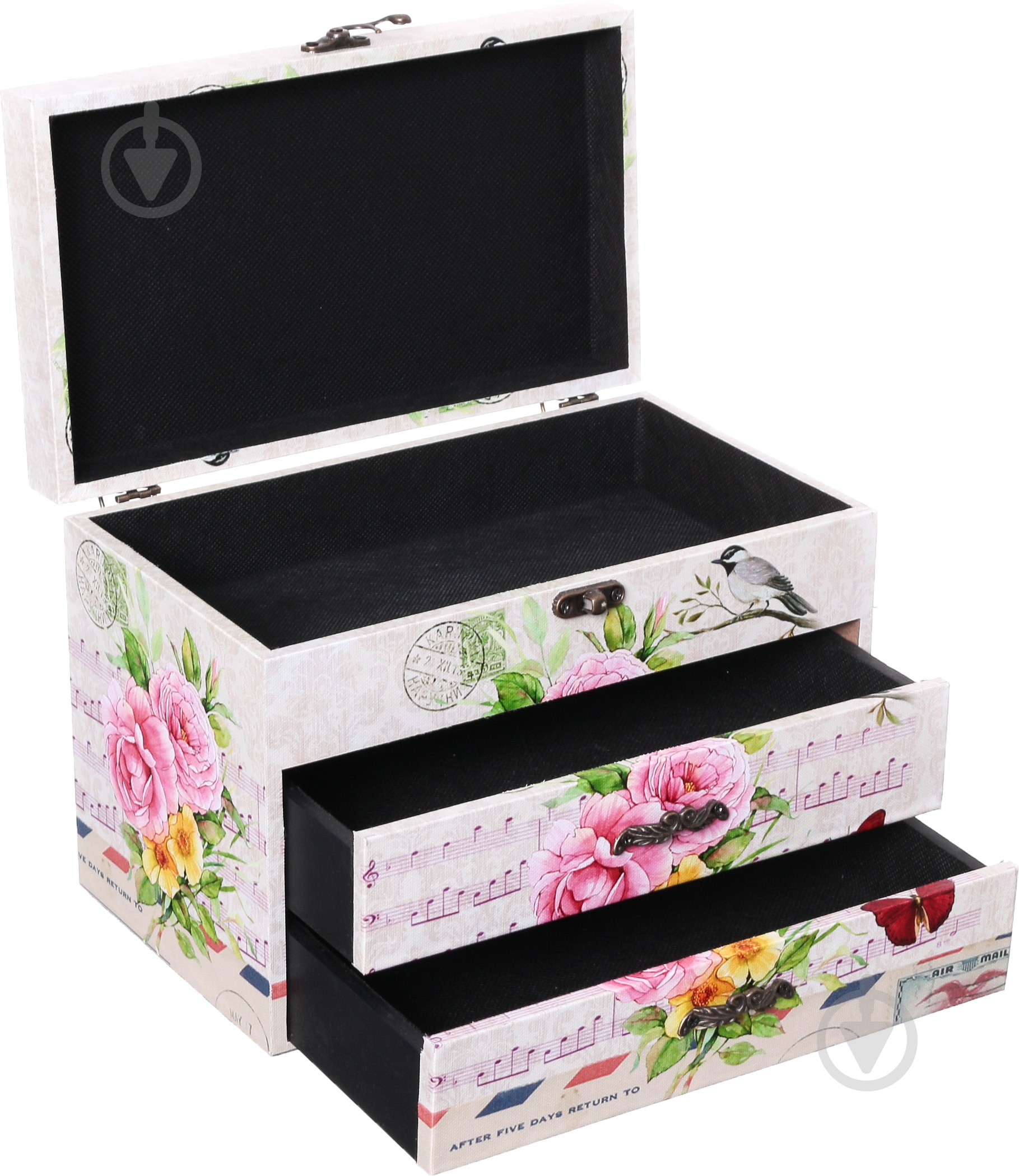 Мини-комод Цветы STAR XXE10076-5 - фото 1