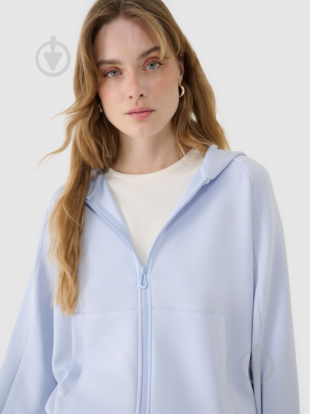 Джемпер 4F 4FWSS25TSWSF1577-34S р.L голубой - фото 2 Джемпер 4F 4FWSS25TSWSF1577-34S р.L голубой - фото 2