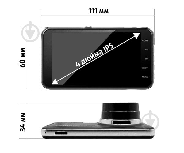 Відеореєстратор Carcam T901 Dual - фото 3