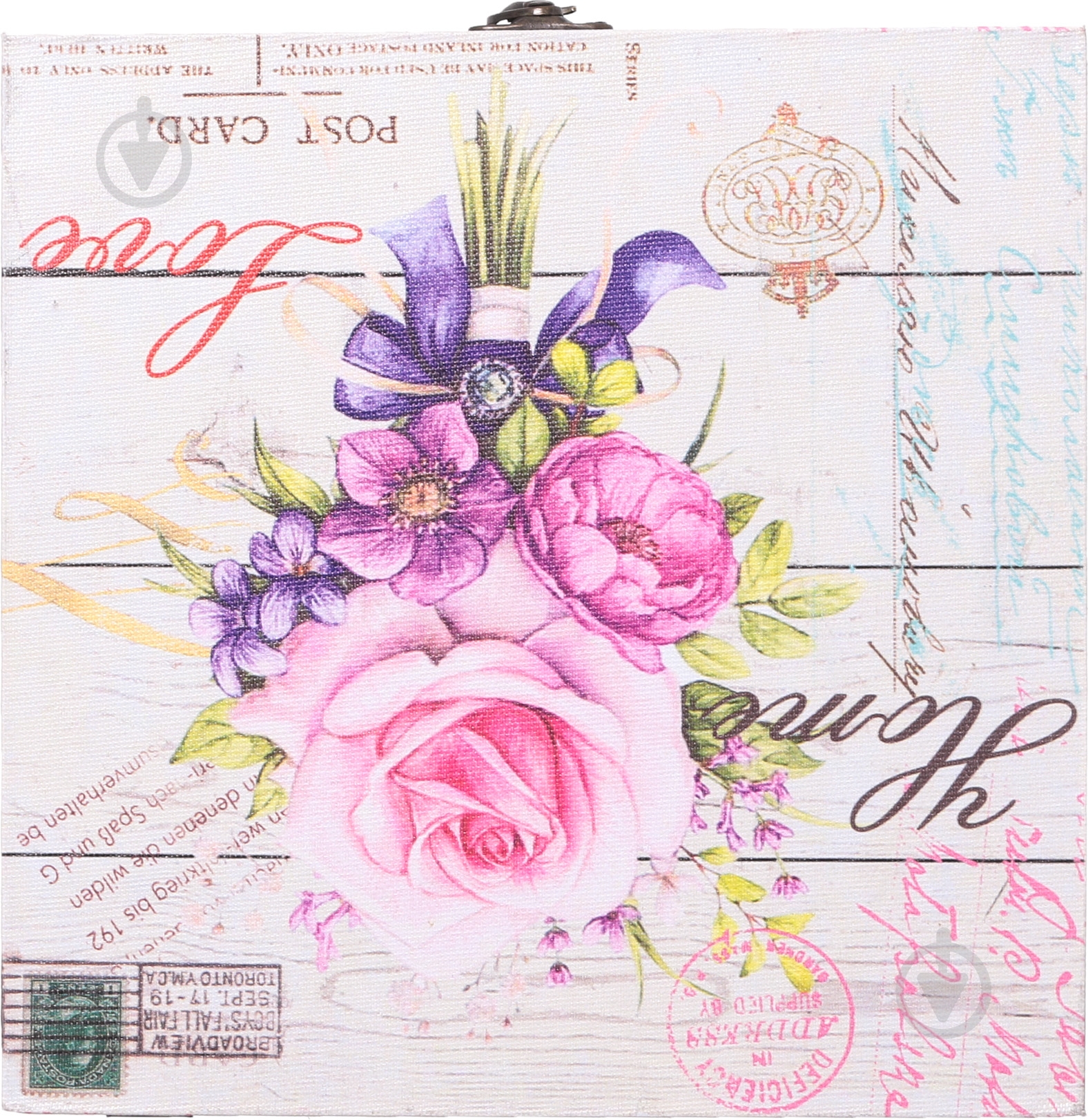 Шкатулка Букет цветов 171AA054M - фото 3