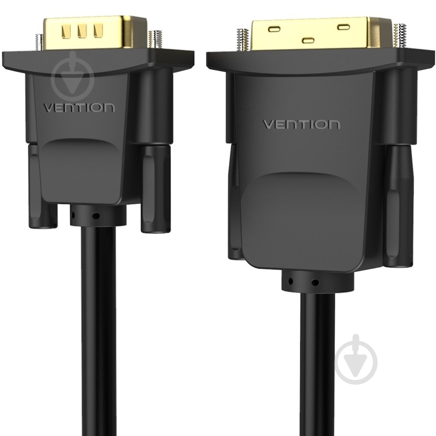 Кабель Vention DVI M (24+1) - VGA M 1,5 м черный (EABBG) - фото 4
