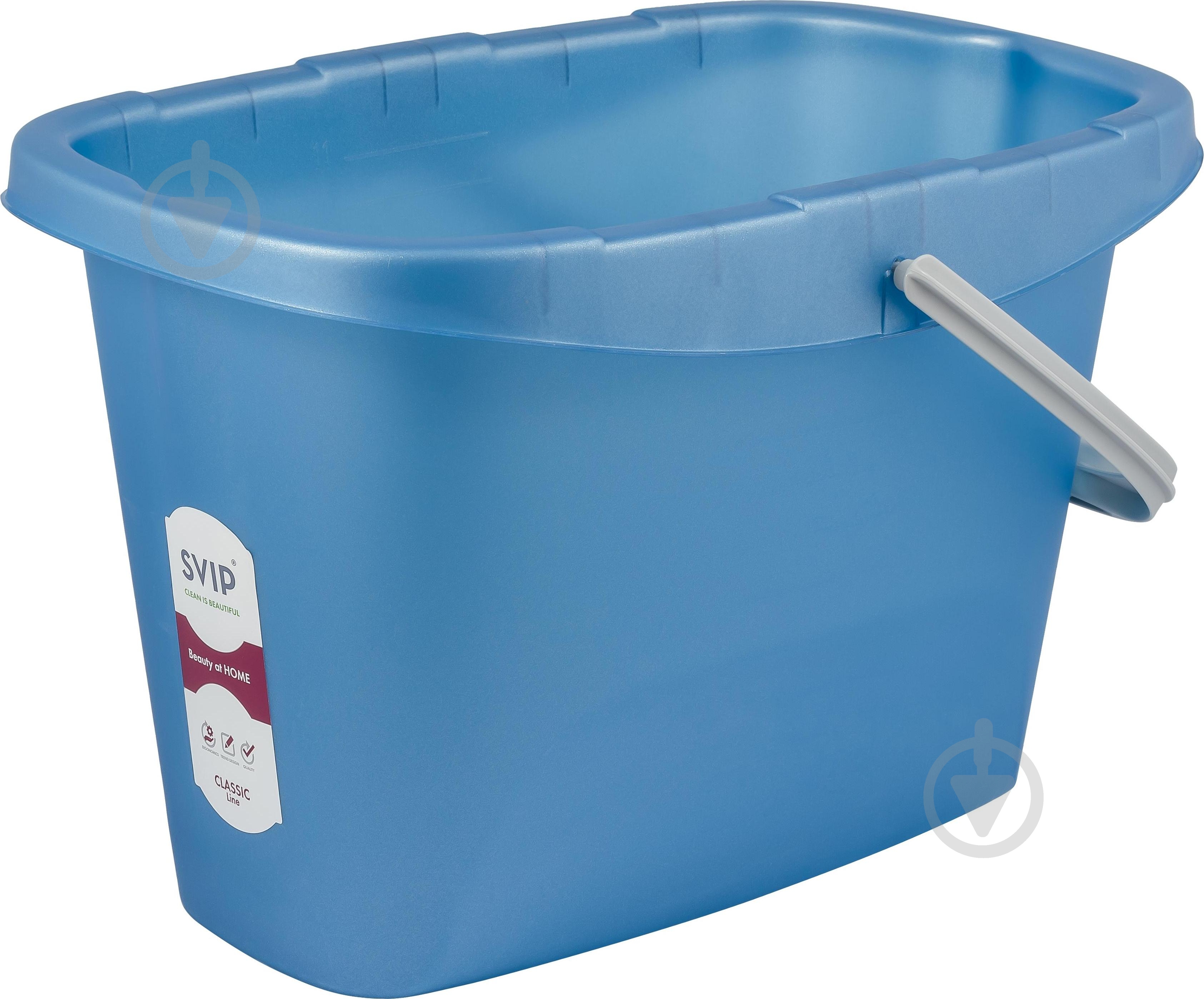 Ведро для швабры PR Классика 13 л индиго - фото 1 Ведро для швабры PR Классика 13 л индиго - фото 1