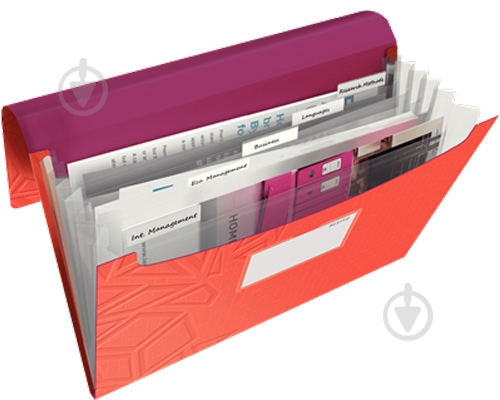 Папка с отделениями UrbanChic A4 PP красная 39970024 Leitz - фото 2 Папка с отделениями UrbanChic A4 PP красная 39970024 Leitz - фото 2
