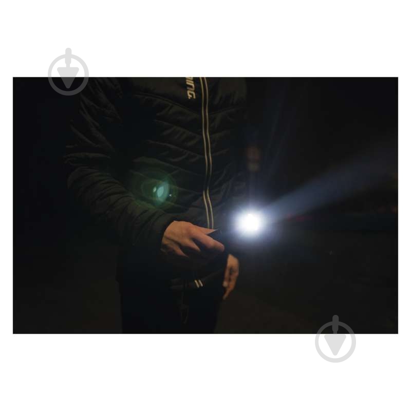 Фонарь Emos 4xAAA металл фокус 500 Lm черный P3115 - фото 2