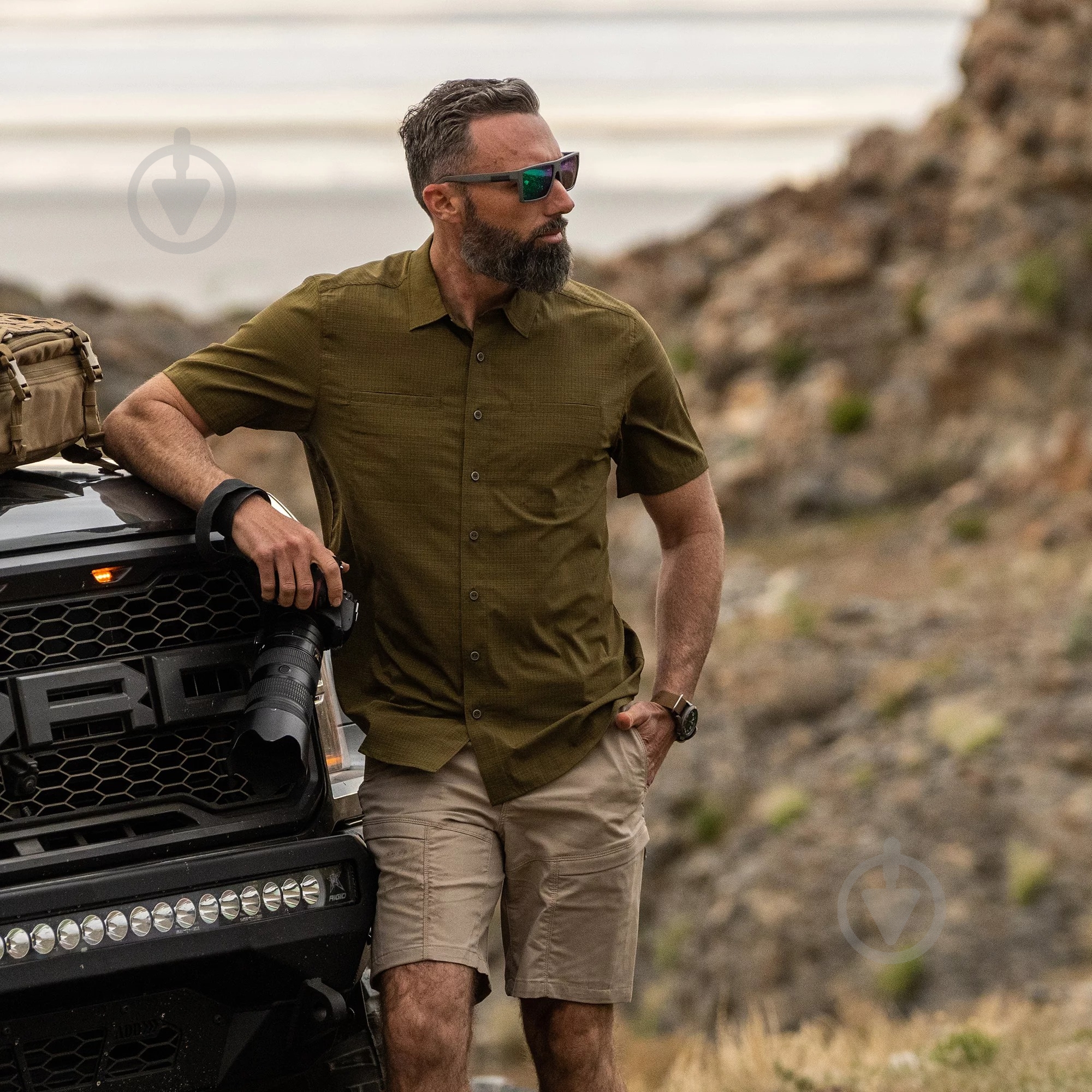 Рубашка 5.11 Tactical Ellis Short Sleeve Shirt р.S Field green - фото 2