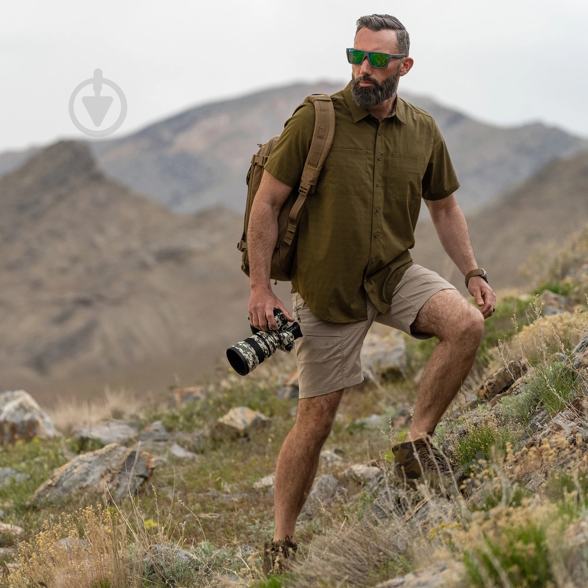 Рубашка 5.11 Tactical Ellis Short Sleeve Shirt р.S Field green - фото 3