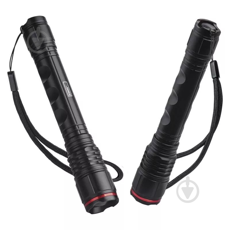 Ліхтар Emos 2xAAA метал фокус 120 Lm чорний P3113 - фото 2