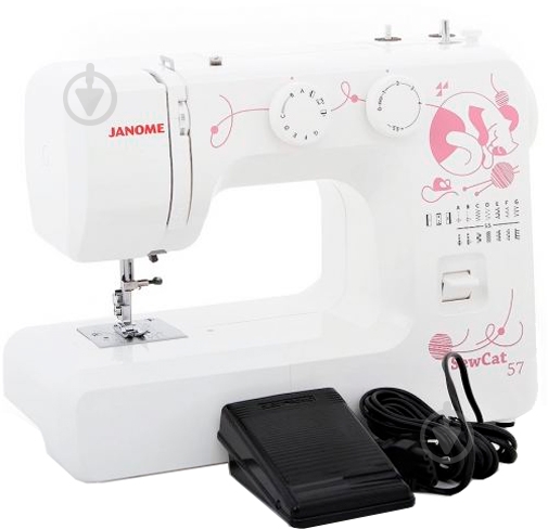 Швейная машина Janome Sew Cat 57 - фото 10 Швейная машина Janome Sew Cat 57 - фото 10