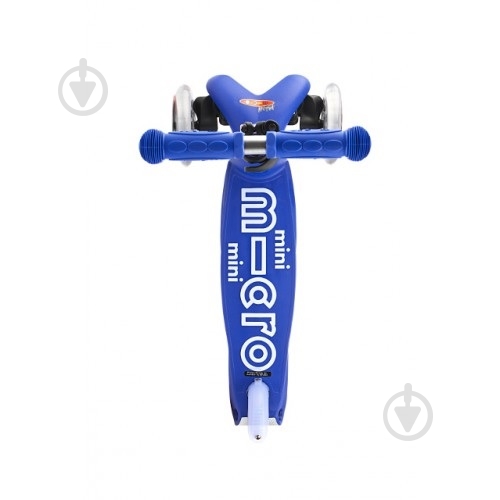Самокат Micro MiniDeluxe Plus синий MMD080 - фото 3 Самокат Micro MiniDeluxe Plus синий MMD080 - фото 3