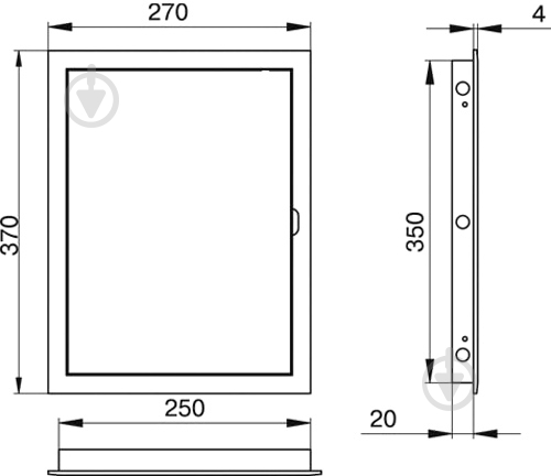 Дверцы ревизионные МиниМакс 250х350 мм - фото 5