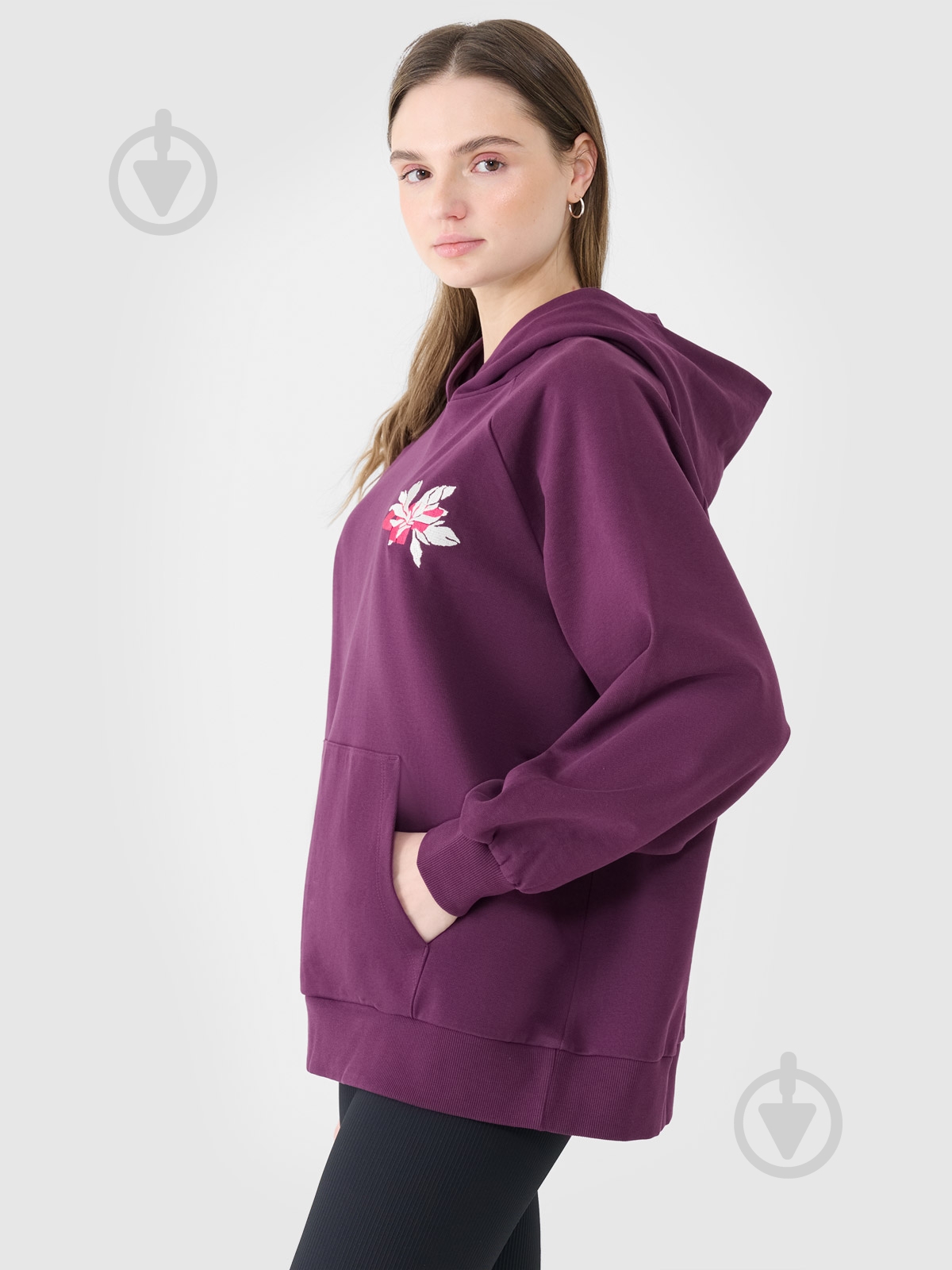 Джемпер 4F 4FWSS25TSWSF1578-50S р.M-L бордовый - фото 5 Джемпер 4F 4FWSS25TSWSF1578-50S р.M-L бордовый - фото 5