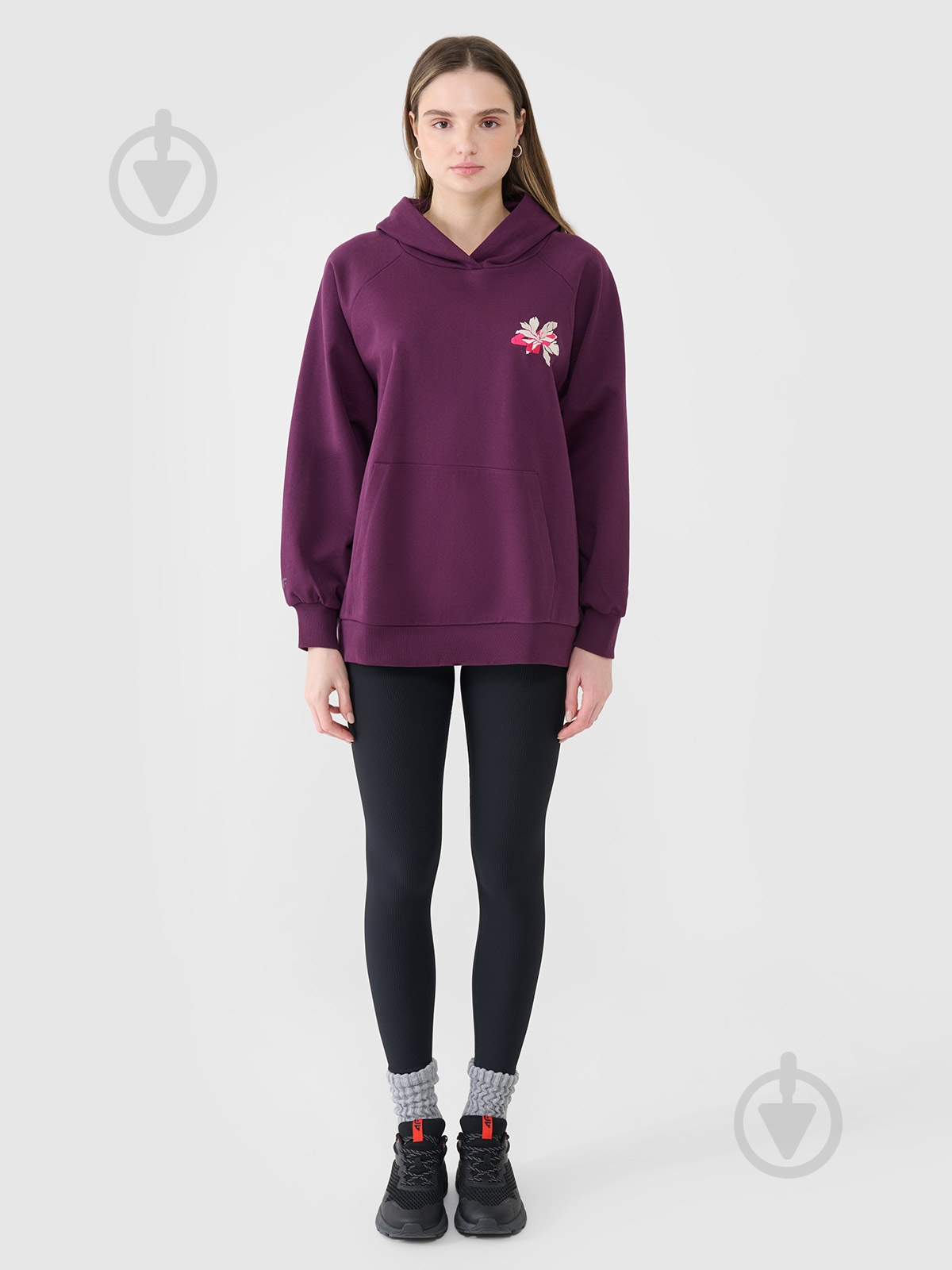 Джемпер 4F 4FWSS25TSWSF1578-50S р.M-L бордовый - фото 7 Джемпер 4F 4FWSS25TSWSF1578-50S р.M-L бордовый - фото 7