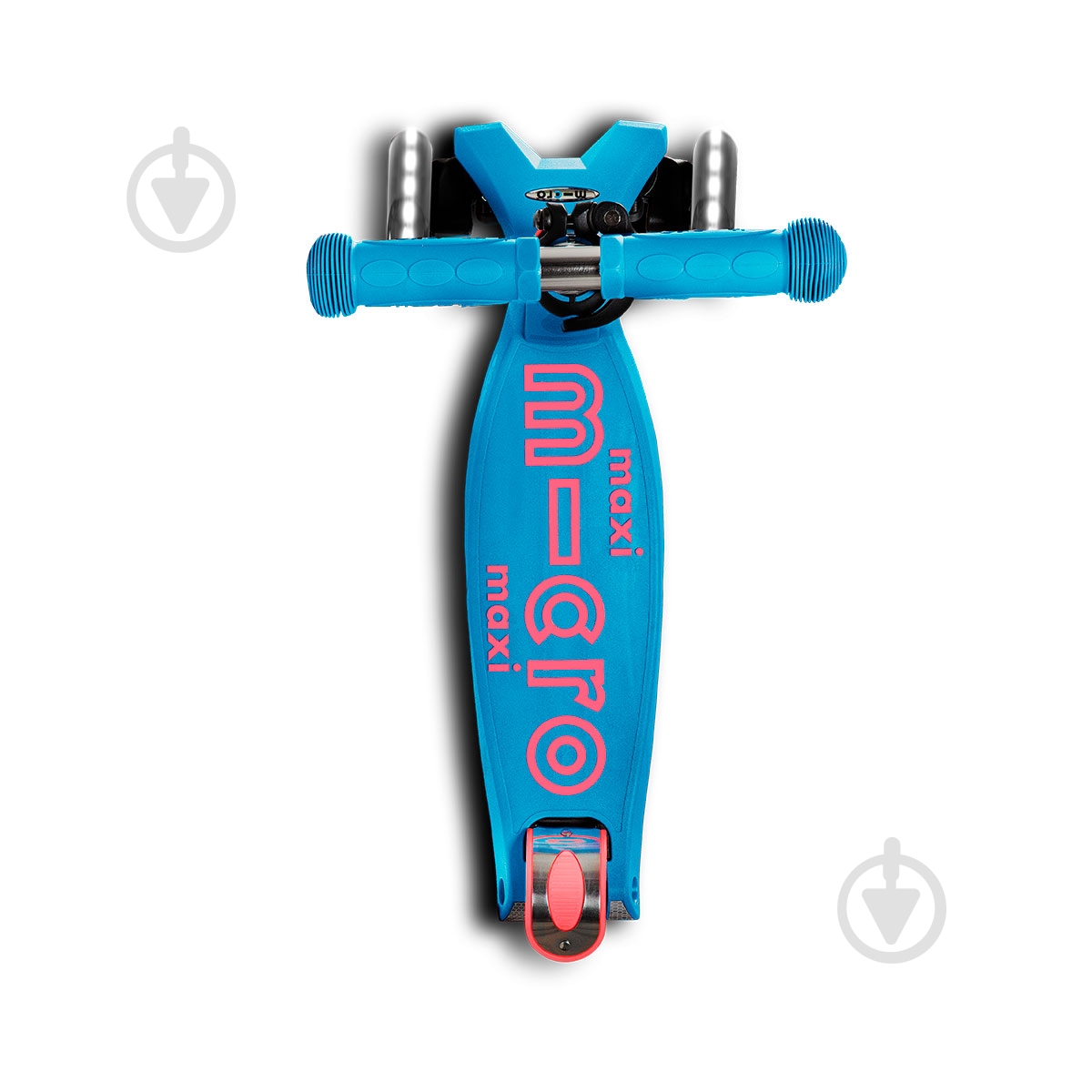 Самокат Micro детский Maxi Deluxe aqua LED аква ММD078 - фото 9