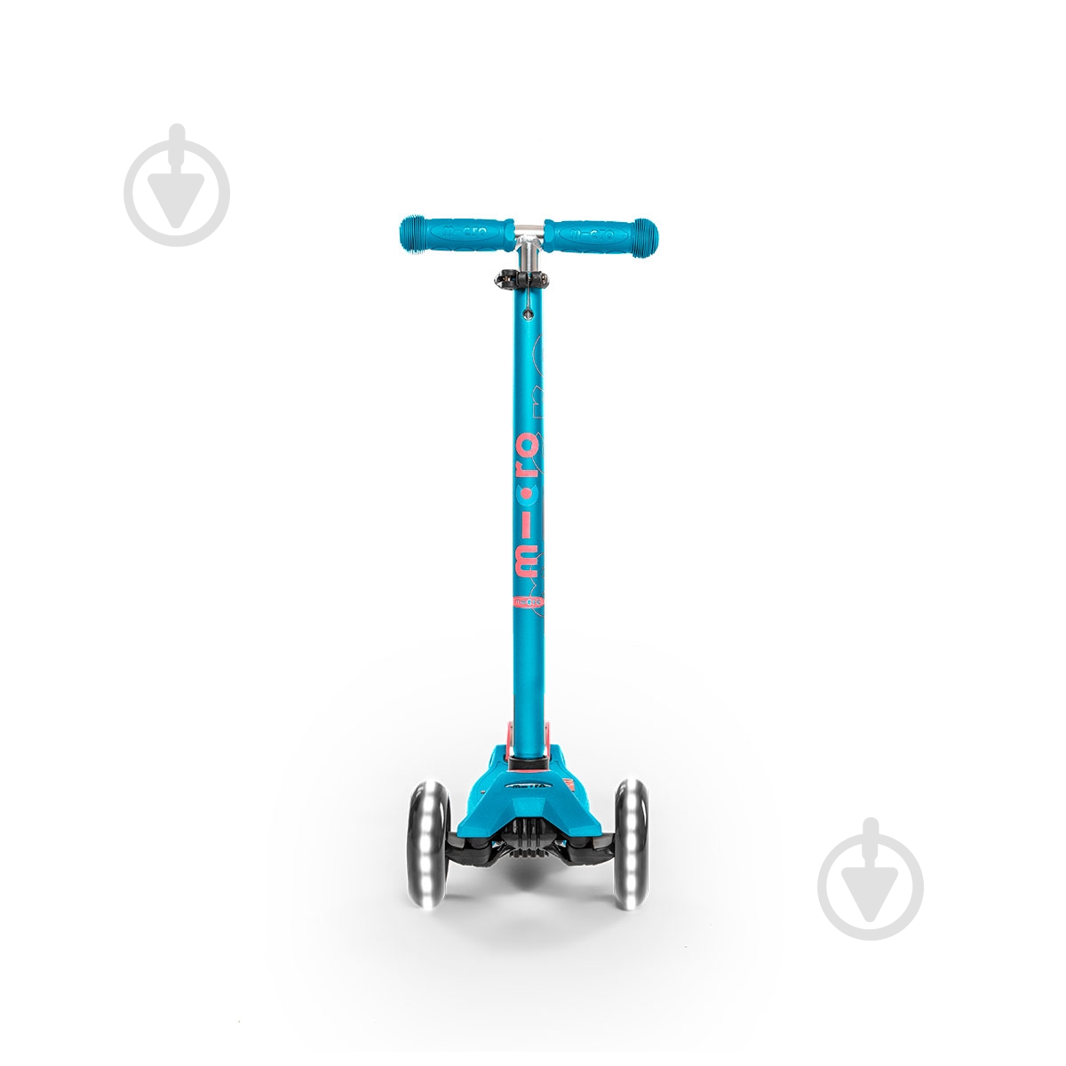 Самокат Micro детский Maxi Deluxe aqua LED аква ММD078 - фото 5