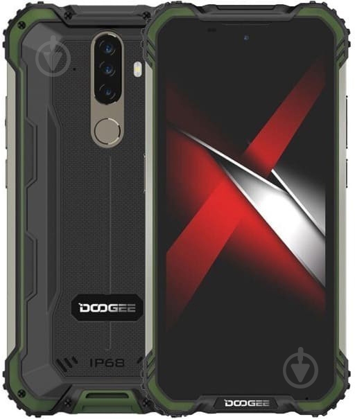 Смартфон Doogee S58 Pro 6/64GB black/green - фото 1 Смартфон Doogee S58 Pro 6/64GB black/green - фото 1
