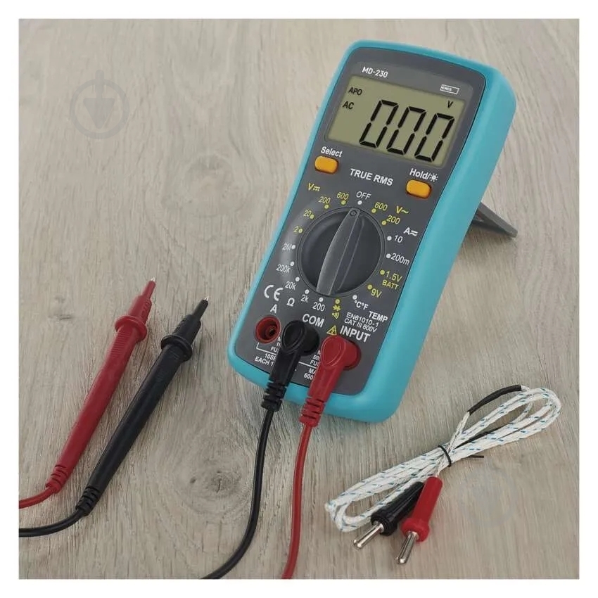 Мультиметр цифровой Emos M0230 с щупом - фото 8