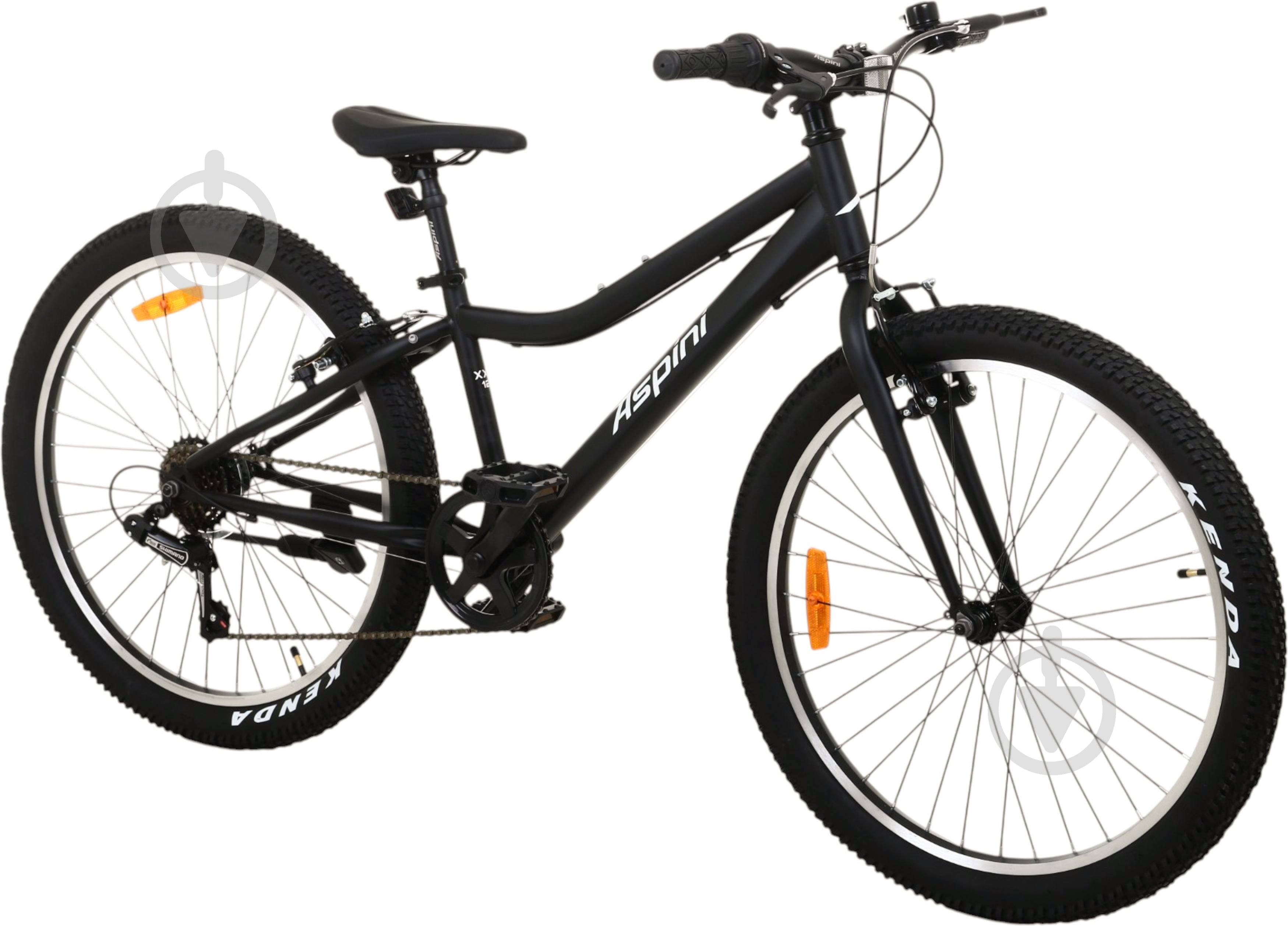 Велосипед Aspini 24" 12"(30 см) Simplex 24 SIM24-WH черный - фото 2