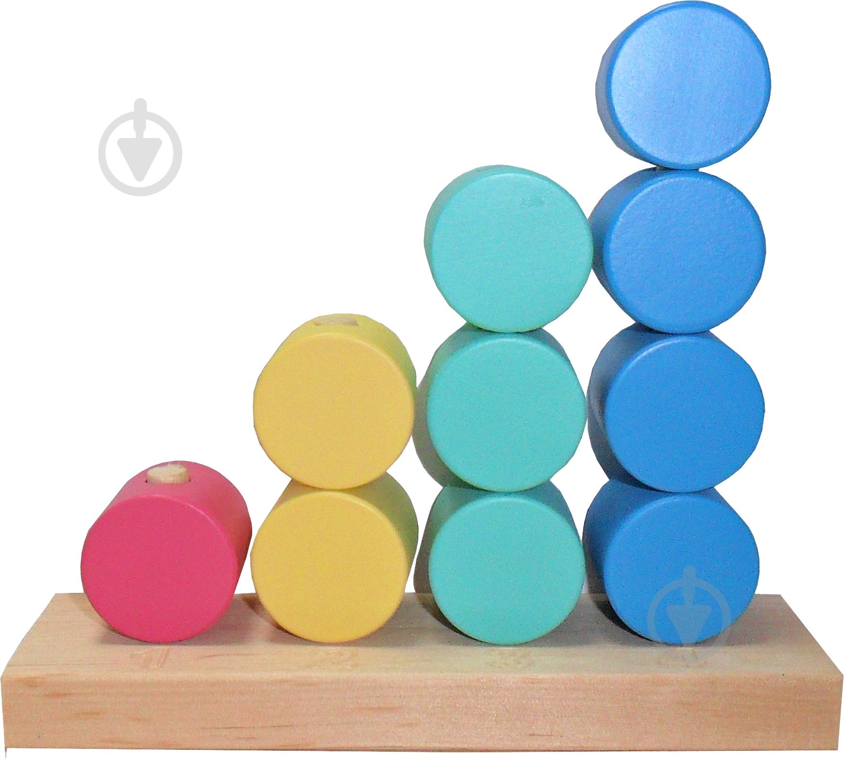 Развивающая игрушка Цилиндры И033 - фото 1 Развивающая игрушка Цилиндры И033 - фото 1