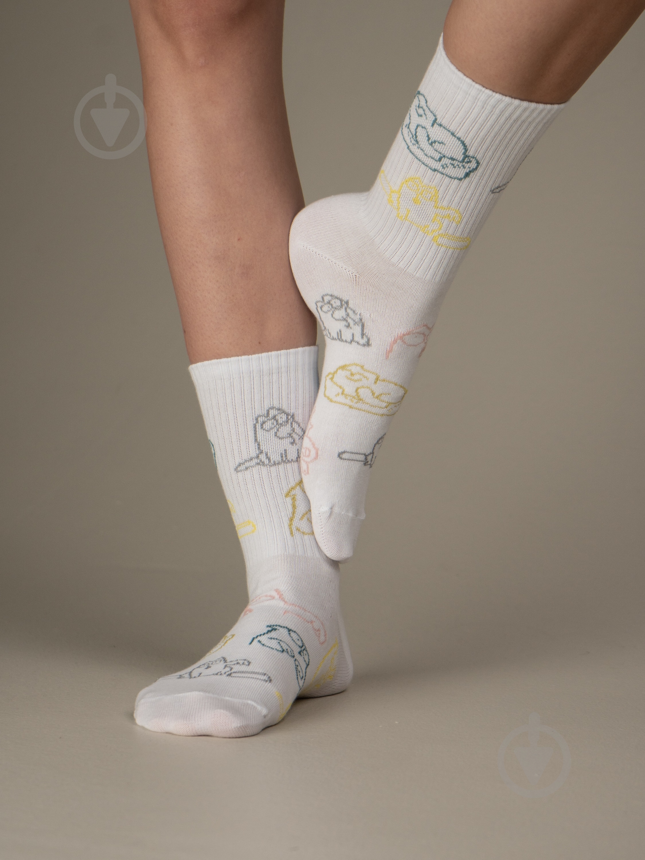 Шкарпетки M0303S Fancy (Cats) 38 р.42/45 білий 1 шт. - фото 3 Шкарпетки M0303S Fancy (Cats) 38 р.42/45 білий 1 шт. - фото 3