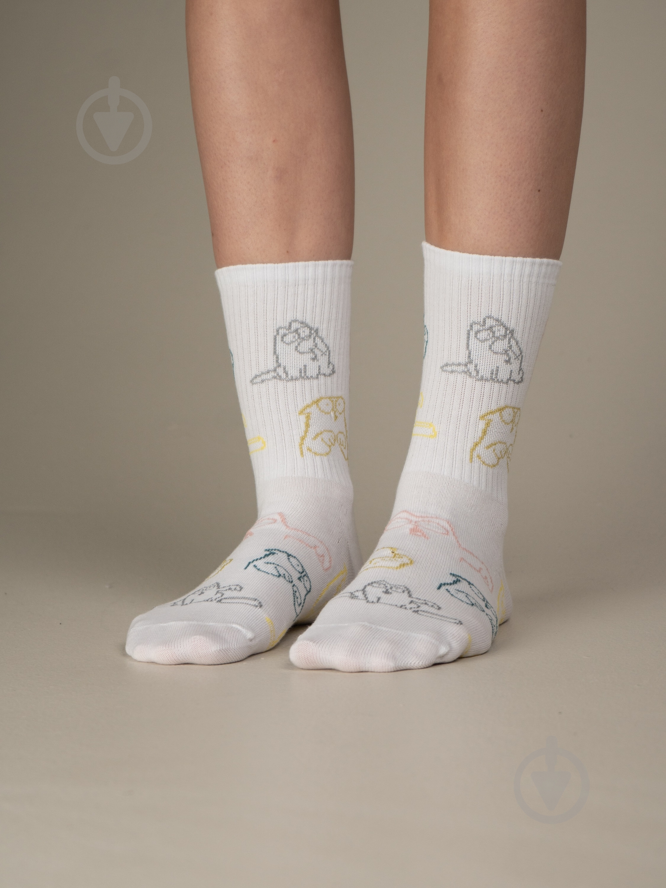 Шкарпетки M0303S Fancy (Cats) 38 р.42/45 білий 1 шт. - фото 4 Шкарпетки M0303S Fancy (Cats) 38 р.42/45 білий 1 шт. - фото 4