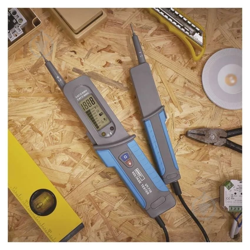 Тестер постоянного и переменного напряжения Emos M0071 с оптическим и акустическим сигналом - фото 5