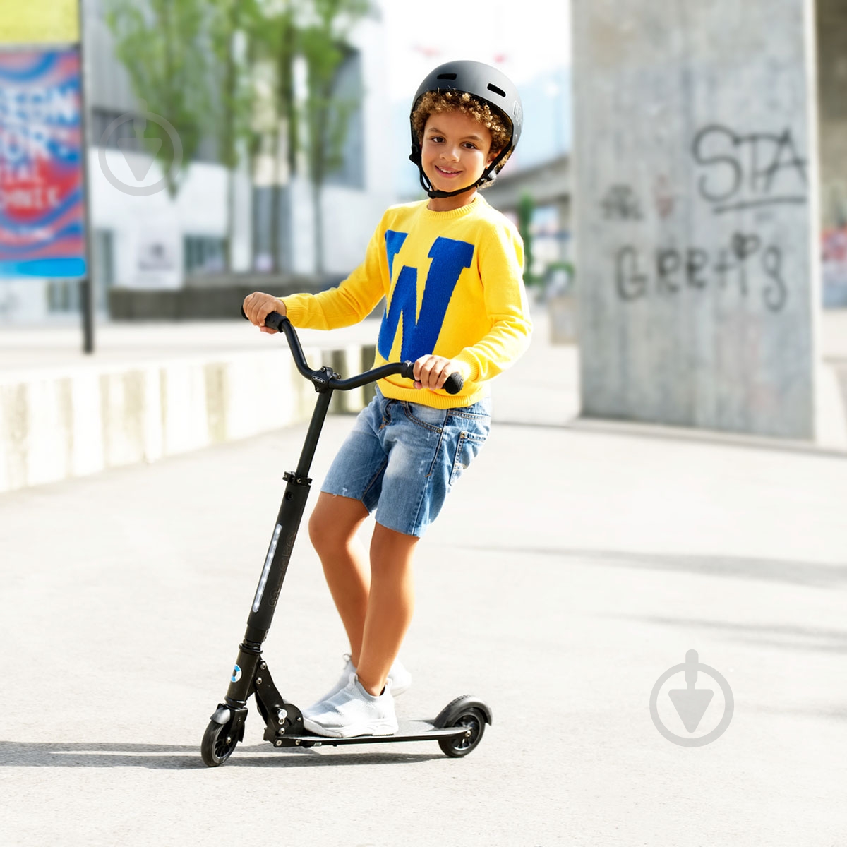 Самокат Micro детский Sprite Deluxe черный SA0200 - фото 8 Самокат Micro детский Sprite Deluxe черный SA0200 - фото 8