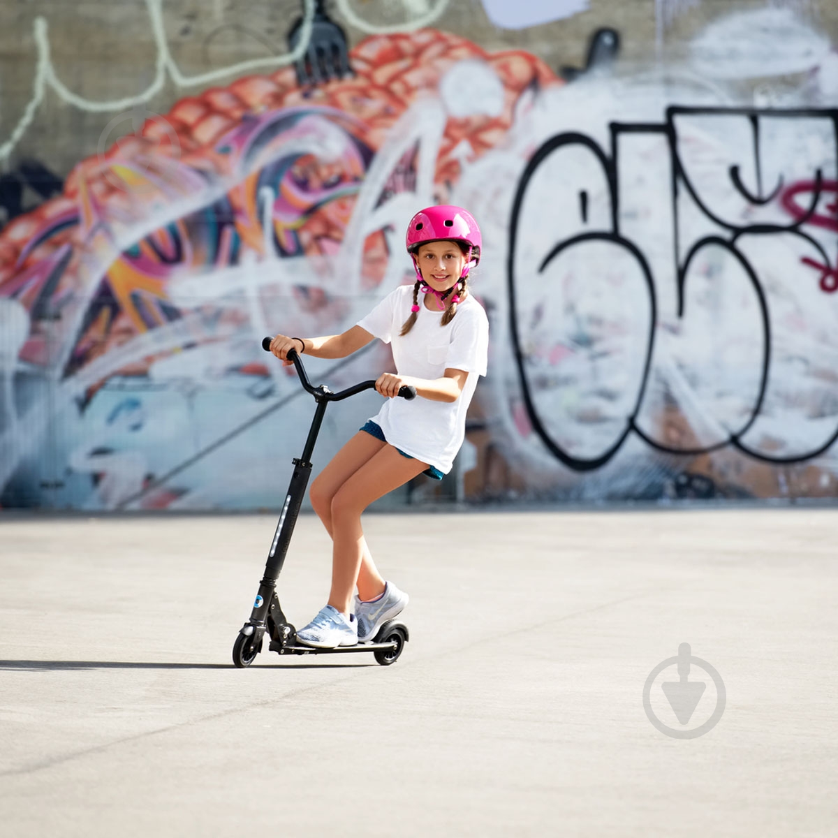 Самокат Micro детский Sprite Deluxe черный SA0200 - фото 5 Самокат Micro детский Sprite Deluxe черный SA0200 - фото 5